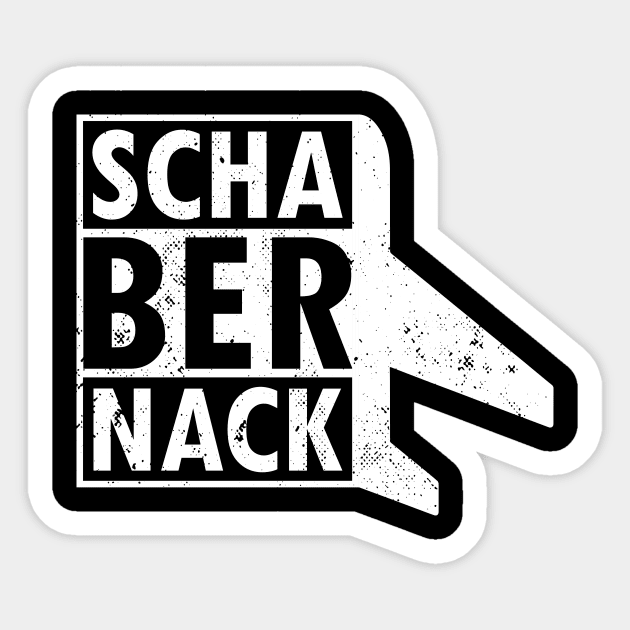 Schabernack Flughaven - Jugendwort des Jahres 2020 Sticker by sweetczak